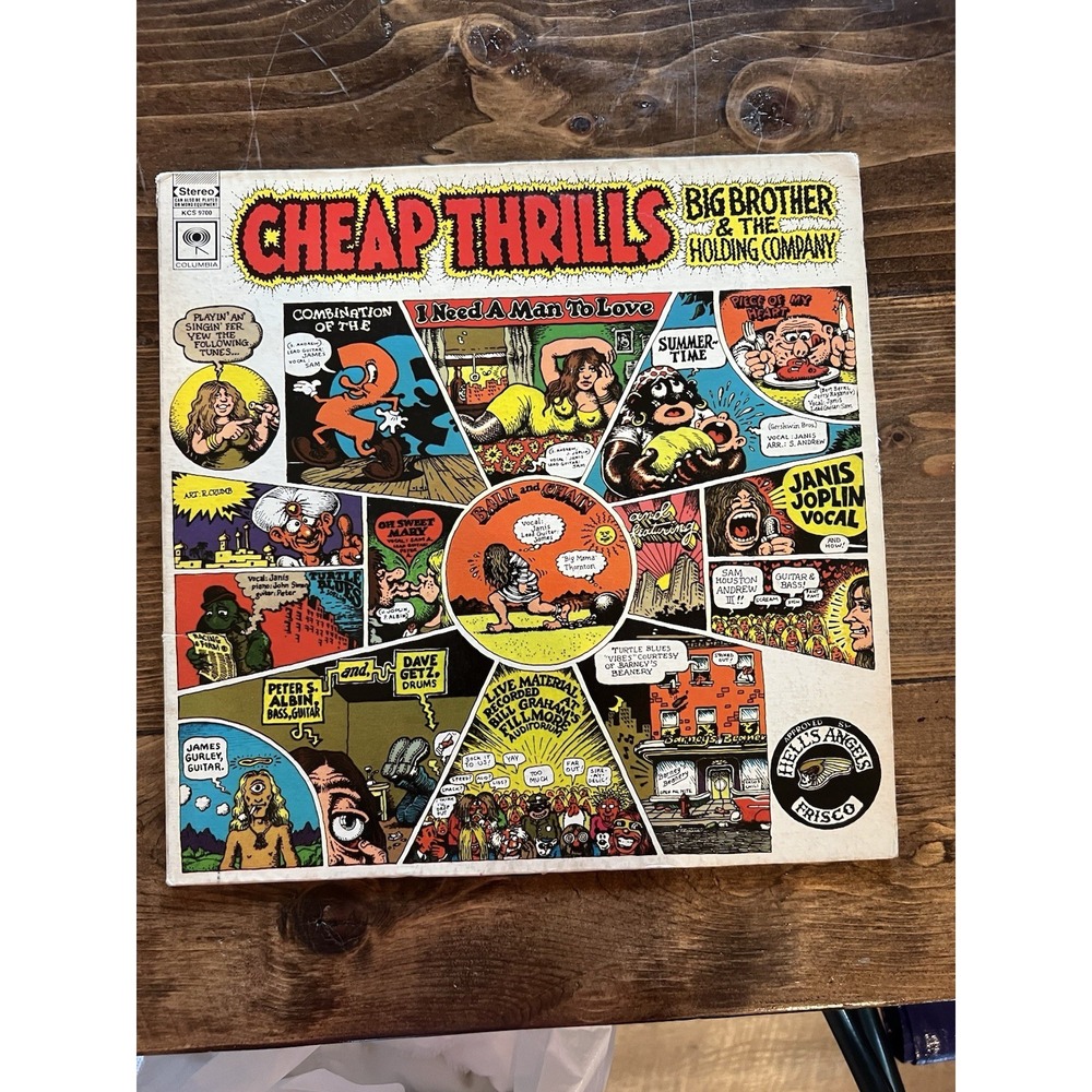 Big Brother And The Holding Company Cheap Thrills 1967 Vinyl LP Record